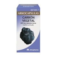 Arkocapsulas Carbon Vegetal 225 Mg 50 Capsulas