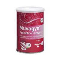 Muvagyn Probiotico Tampon Vaginal - (Regular C/ Aplicador 9 Tampones)