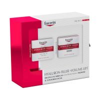 EUCERIN Pack Piel seca Hyaluron-Filler + Volume-Lift Crema de día SPF15 50ml+ Crema de noche 50ml