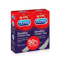 Durex Sensitivo Contacto Total Pack 2X12U