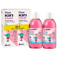 Fluor KIN Infantil Colutorio PACK DUPLO 2X500ml