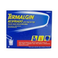 Termalgin Resfriado 500 Mg/30 Mg Polvo Para Solucion Oral, 10 Sobres