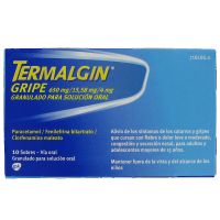 Termalgin Gripe 650 Mg/15,58 Mg/4 Mg Granulado Para Solución Oral - (10Sobres)