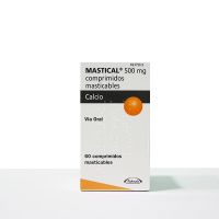 Mastical 1250 Mg (500 Mg Ca) 60 Comprimidos Masticables