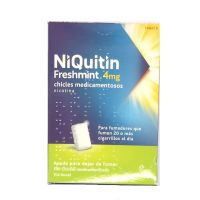 Niquitin Freshmint 4 Mg, 100 Chicles Medicamentosos - (Blister Al/Pvc/Pvdc)