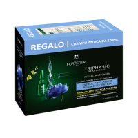 RENE FURTERER Triphasic Reaccional Tratamaiento Anticaída 12x5.5ml + Regalo Triphasic Champú 100ml